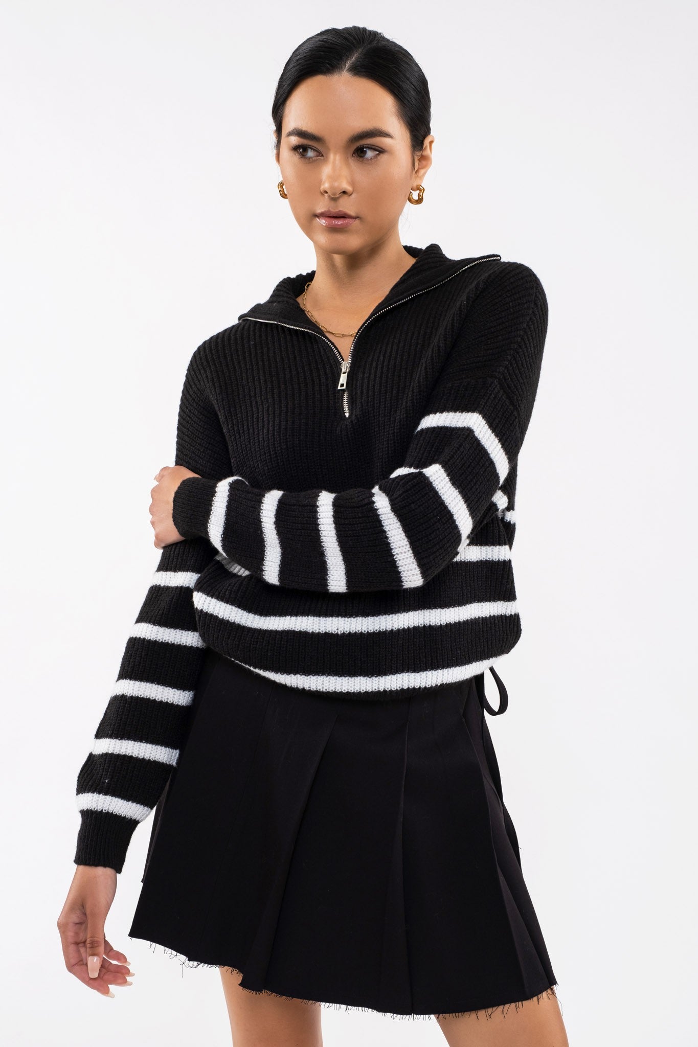 Luxe Striped Knit